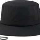 FUICUI Quick Dry Sun Bucket Hat for Men Women Outdoor Unisex Packable Travel Cap (Blue)