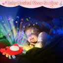 2 x Crawling Crab Baby Toys 6-12 Months - Projection Musical Toys for Babies 0-6 6-12 Months Infant Tummy Time Toys to Sleep Aid Soothers Baby Toys 3 4 5 6 7 8 9 10 11 12 Months Girls Boys Birthday Gifts