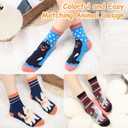 Women Girls Socks Cute Animal Socks Cat Dog Cow More Fun Novelty Socks Gifts for Girls Christmas Birthday