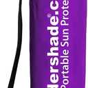 Wondershade Ultimate Portable Sun Shade Umbrella Lightweight Adjustable Outdoor Patio & Beach Umbrella with Tripod Base (Purple)