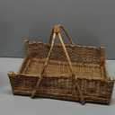 Creative Co-Op Decorative Handwoven Rattan Hanging Basket, Natural