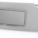 Grey Left Driver Side Sun Visor with Mirror Compatible with Honda CRV 2017 2018 2019 2020 2021 2022 Replace# 83280-TLA-A62,83280-TLY-H11ZB
