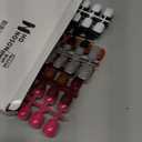 Honoson 720 Pieces Short False Nails Medium Square Artificial Fake Nails Full Cover Fingernails Coffin Press on Nails Glossy False Nails Tips for Women Girls DIY Nail(Elegant Colors)