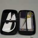 Handheld Sewing Machine Heavy Duty, with Blue Leather Storage Case and 110-Piece Sewing Kit, Mini Portable, Ideal for Adults & Beginners, Complete Set of Quick Home Clothing Repair Tools, Good Gift