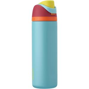 Owala FreeSip Insulated Stainless Steel Water Bottle with Straw, BPA-Free Sports Water Bottle, Great for Travel, 24 Oz, Summer Sweetness