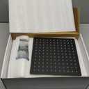 Shower Faucet Set Rain Shower System Matte Black with High Pressure 10-Inch Shower Head Handheld Square Shower Head Bathroom Luxury Rain Shower Faucet Shower Complete Combo Kit Wall Mounted