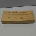 Buringer HOMESPON Lunch Bag for Woman Man Adults with Front Pocket Insulated Lunch Tote Lunch Box Container for Work Picnic or Travel（Black）