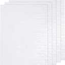 MECCANIXITY DIY Ripple Water Effect Sheet 10.6 x 7.9 Inch Flowing Water Texture Sticker for Lake Scene Dolls House Decor Pack of 5,Transparent