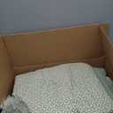 Luxudecor Floral Comforter Set King Size, 7 Pieces Bed in a Bag Olive Green Floral Comforter and Sheet Set, Soft Microfiber Green Complete Bedding Sets for All Seasons