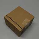 Koville Marble Coaster Set of 4, Round Coasters, 4" Stone Coaster for Drinks Coffee, White Marble with Gold Brass Coasters for Coffee Table Home Bar Decor, Heat Resistant, Gift Choice