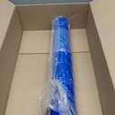 Floor Protection Film, 24 inch x 200' roll, Made in USA, Blue Self Adhesive Floor Protector for Moving and Construction, Temporary Covering for Protection of Hardwood, Tile, Other Hard Surfaces