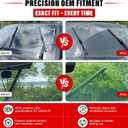 Windshield Wiper Blades Replacement for Acura MDX 2007 2008 2009 2010 2011 2012 2013 Original Factory Quality Front Rear Wipers Blade Set for Car - 26" 21" 12" (Piece of 3)