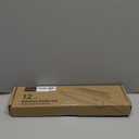 CAROTE 12PCS Knife Set, Stainless Steel Kitchen Knife Set with Nonstick Ceramic Coating Dishwasher Safe with 6 Blade Guards, Rustproof, Black