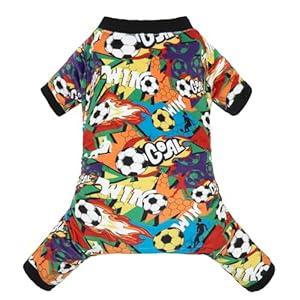 CuteBone Fleece Dog Christmas Pajamas Clothes Puppy Jammies Pet Apparel Cat Onesie for Chihuahua Yorkie Frenchies P315S (Small