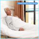Moukeren 6 Pcs Hospital Bed Sheets Set Deep Pocket Fitted Sheet 36 with Elastic All Around Easy Care Knitted Jersey for Home/Nursing Home (White)