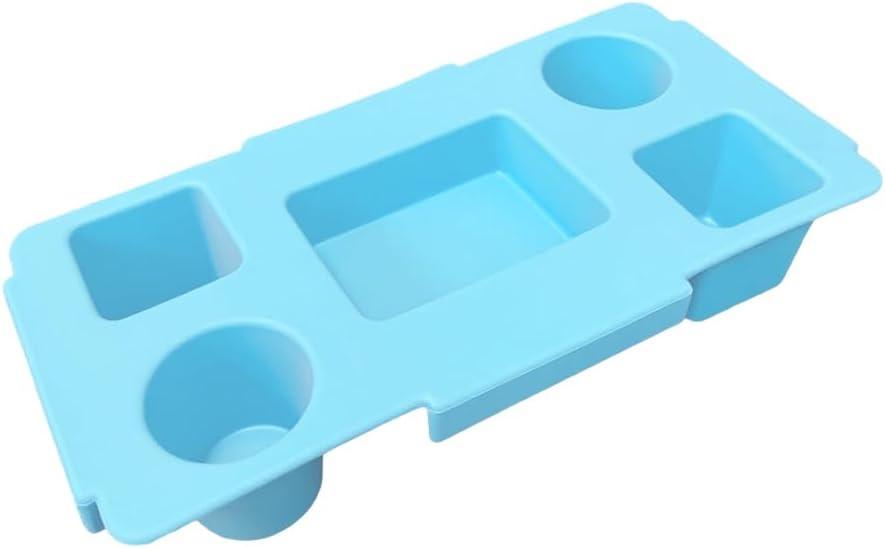 Top Cup Holder Tray Accessories for Bogg Bag X-Large, Waterproof EVA Drink & Phone Holder Fit for Stanley Cup - Organizer & Topper Tray for Bogg Bag (Sky Blue)