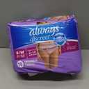 Always Discreet Adult Diapers for Women, Incontinence Underwear, Postpartum Essentials, Disposable Briefs, Max Absorbency, Bladder Leak Protection, Small/Medium, 19ct