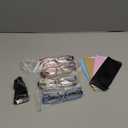 Gaoye 1.25 Reading Glasses for Women, 6 pack Fashion Readers for Women Spring Hinge Eye Glasses, Blue Light Reading Glasses (*C1 Mix Color)