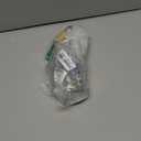 Grant Howard 6 Ounce Hand Painted Blue Hydrangeas Glass Oil Vinegar Cruet Bottle