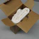 MIULEE Decorative Linen Check Throw Pillow Covers Neutral Farmhouse Vintage Pillow Covers 18x18 Set of 2 Boho Modern Home Decor for Sofa Couch Bedroom Cushion Cream White