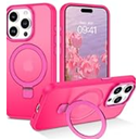 DUEDUE for iPhone XR Case Magnetic with Ring Stand[Compatible with Magsafe], Full Body Protective Cover Slim Shockproof Kickstand Phone Case for Apple iPhone XR 6.1", Deep Purple