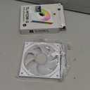 Thermalright TL-M12W-S 120mm ARGB CPU Fan, with 1500RPM Speed, White Computer Case Fan, Quiet 4pin PWM PC Fan, for S-FDB Bearing CPU Cooler Fan,ARGB Light Effect with Infinite Mirrors on Both Sides