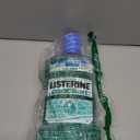 Listerine Cool Mint Alcohol-Free Mild Mouthwash, Oral Rinse Kills 99.9% of Germs That Cause Bad Breath, Less Intense Taste, Mild Mint Flavor, 1 L (33.8 Fl Oz (Pack of 1))