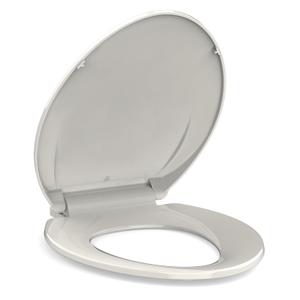 Toilet Seat, Elongated Toilet Seat with Quick-Release And Quick-Attach, Plastic Toilet Seat with Soft Close, Never Loosen, Easy Install and clean - Fits Most Elongated Toilets Biscuit