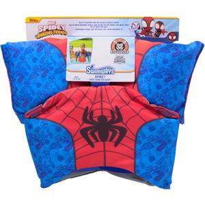SwimWays Marvel Spidey Swim Trainer, US Coast Guard Approved Life Vest Kids Swim Vest, Arm Floaties & Life Jackets for Kids 33-55 lbs, Spidey