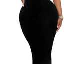 Women's Summer Long Bodycon Dress - Casual Basic Club Party Sleeveless Tank Sheath Dresses (Black, M)