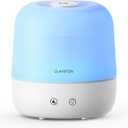 Clarston 2L Cool Mist Humidifier for Bedroom with 360 Adjustable Nozzle, High and Low Mist Levels, Ultra-Low Noise, Light-Off, No BPA, Auto Shut Off, Ideal Baby Humidifier with Easy Top Filling (White)