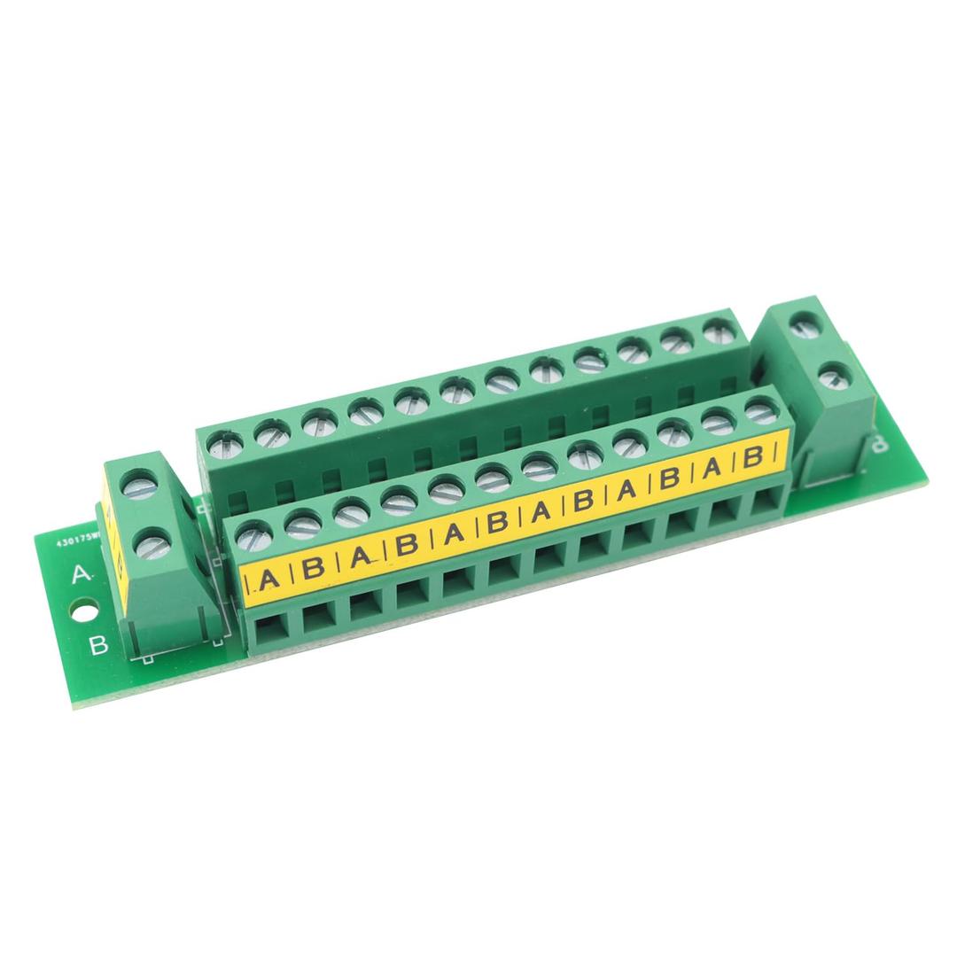 16Amp 48V 2x12 Position Screw Terminal Block Assignment Module 7.5mm Pitch Solderless Test Board