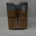 DUMOS Bar Stools Set of 2, 24 inch Counter Height Bar Stools, Upholstered Modern Kitchen Barstools with Metal Base, PU Leather Saddle Stools for Kitchen Island, 17.52" D x 12.8" W x 24.21" H, Black