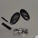 Key Fob Cover for Hyundai with Keychain, Premium ABS Carbon Fiber Pattern Key Case Shell for 2024 2023 Hyundai Ioniq 6, Grandeur GN7, KONA, Elanrtra, Sonata Smart Key Protector(B-Model (5 Buttons))