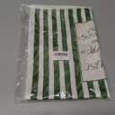 Christian Jesus Kitchen Towels, Green Striped Bible Verse Decorative Hand Tea Towels for Bathroom, Praise God from Whom All Blessings Flow Religious Dish Towel Dishcloth, 16x24 Inch