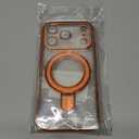 iPhone 17 Pro Case Magnetic Stand,[Compatible with Magsafe] [Military Protection][Camera Lens Protector] Phone Case Cover for iPhone 17 Pro 6.3" - Orange