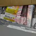 Regalo Safety 36 Extra Tall Baby Gate for Doorways & Bottom of Stairs, Pressure Mounted Baby Gate with Door for Babies, Toddlers & Pets, Tested & Safe, American Designed and Owned, Platinum