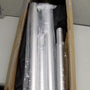 10x10ft Pipe and Curtain Backdrop Support Kit, Heavy Duty Adjustable Stand with Carry Bag, Metal Background Frame for Party, Wedding, Birthday, Decoration, Silver