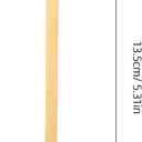 4pcs Golden Stainless Steel Butterfly Long Handle Mixing Spoons 5.31 Inch Coffee Dessert and Salad Spoons for Home and Party Use Easy to Clean