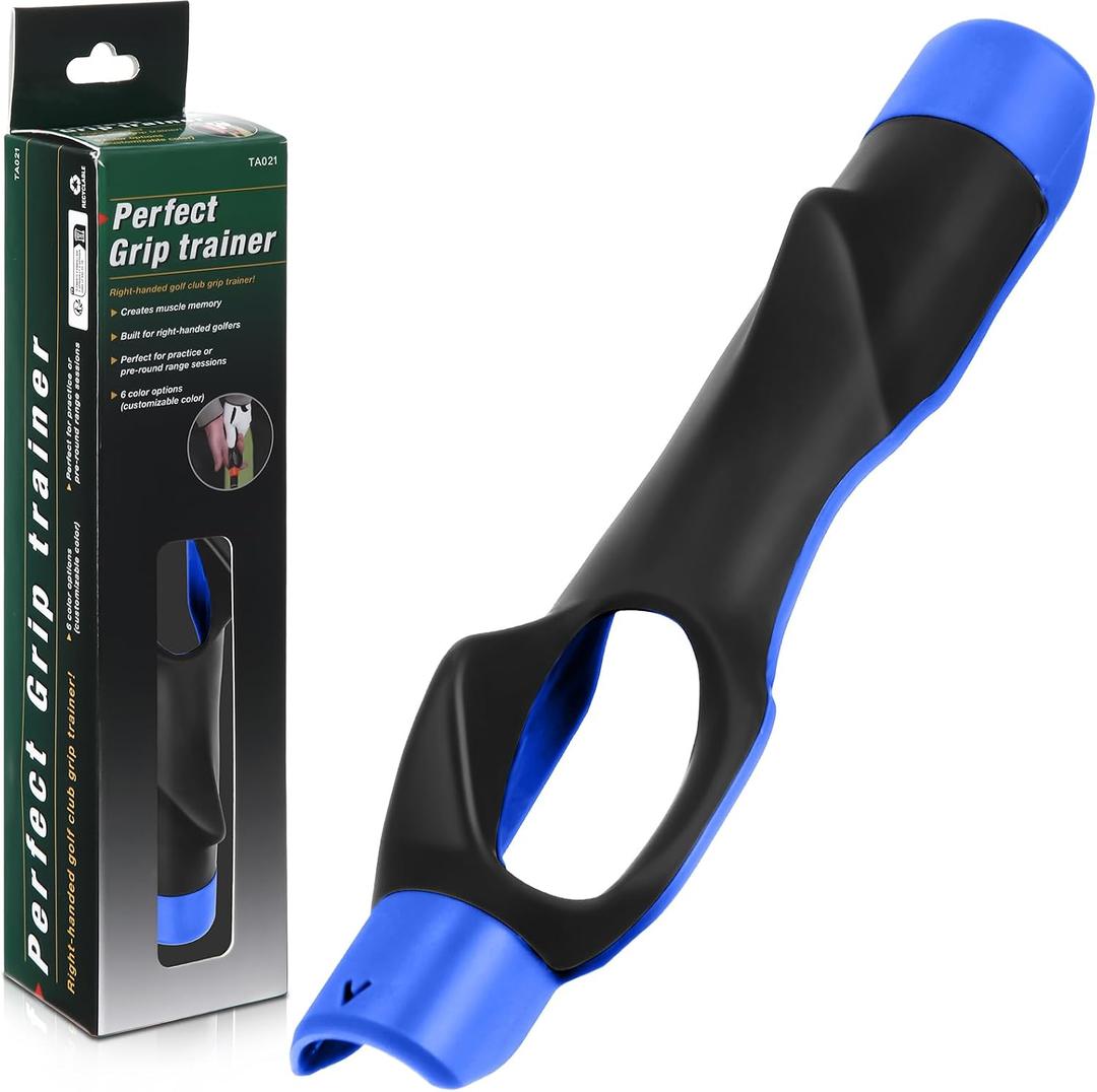 5 x Seenelling Golf Grip Trainer, Golf Training Aid, Swing Trainer Club Grips Accessories for Right Handed Club Grip Equipment to Help Correct Hand Position