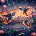 Diymood DIY 5D Diamond Art Kits for Adults Bird, Diamond Painting Animal Full Drill Round Canvas Embroidery Mosaic Beginner Home Wall Decor Gift 12x12 inch