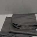 RYB HOME Grey Blackout Curtains - Thermal Insulated Noise Reducing Energy Efficiency Small Window Decor for Kitchen Bedroom Bathroom, 42 inches Wide x 45 inches Long, Gray, 1 Pair