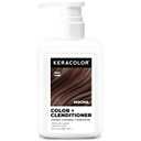 Keracolor Color + Clenditioner 3-in-1 Color-Depositing Conditioner, Gently Cleanses & Conditions, Semi-Permanent Hair Color, 23 Shades, 12 Fl Oz (Mocha)