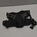 rabbitgoo Dog Harness No Pull with 2 Leash Clips, Adjustable Soft Padded, Reflective Oxford No Choke Pet Vest with Easy Control Handle for Large Dogs, Black, L