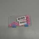 26 Pcs Cute Large Pink Letter Beads, 20mm Jumbo Square Acrylic Letter Beads, Big Letter Beads for Bracelets, Necklaces, Bagcharms, Shoelaces, Keychains, Lanyards, Letter Charms for Craft