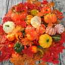 12Pcs Lifelike Simulation Realistic Mixture of Artificial Pumpkins Fake Vegetable Fruit for Home Decoration
