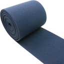 Strapcrafts 3-Inch Wide by 2-Yard Colored Woven Elastic Band,Navy Blue 14020