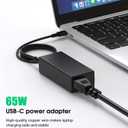 USB C Laptop Charger, 65W Chromebook Charger Compatible with HP Lenovo Dell Asus Acer Samsung Google Chromebook Fast Charger Type C