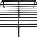 Amazon Basics Sturdy Heavy-Duty Non-Slip Platform Bed Frame, Full Size, Steel Slat Support, No Box Spring Needed, Noise Free, Easy Assembly, 14 Inch Storage Height, Black