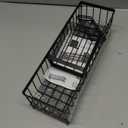 Cisily Extra Large Sink Caddy Organizer with Drying Stone, Black Sponge Holder for Kitchen, Dish Brush Holder for Countertop, Kitchen Decor Storage and Essentials